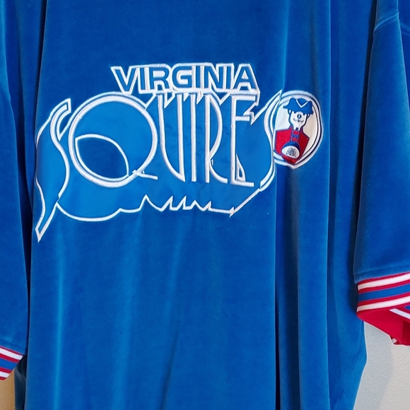 Virginia Squires ABA velour 1/4 Zip Top Size  XXL - Picture 5 of 6